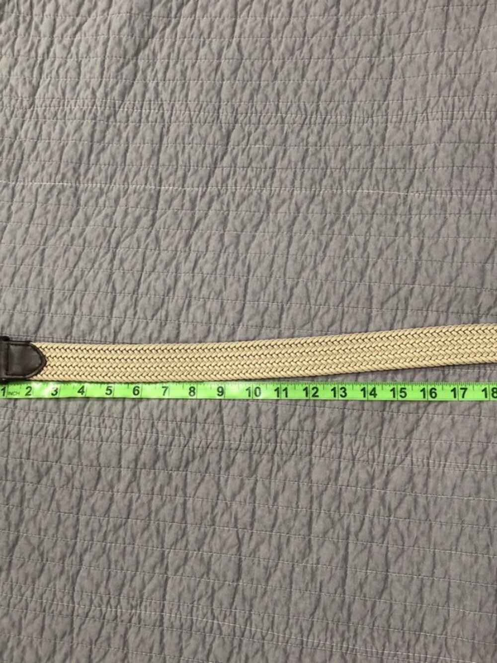 4/$15 Braided Belt Men 40 - 42 Brown Tan Classic Preppy - Picture 11 of 16